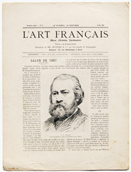 antique print from l'art francaise